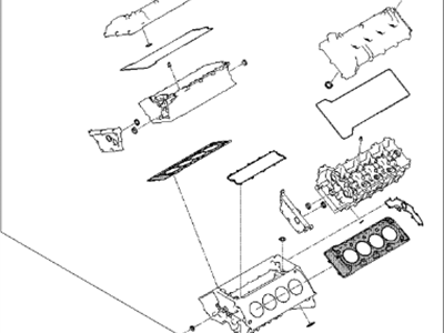 Kia 209203FD00 Gasket Kit-Engine OVEAUL