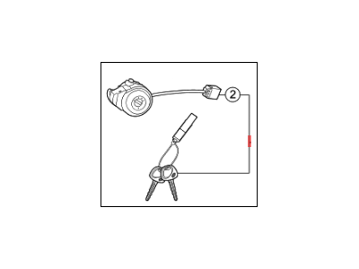 2015 Kia Sportage Ignition Lock Assembly - 819003WG00