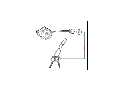 Kia 819003WE00 Ignition Lock Cylinder