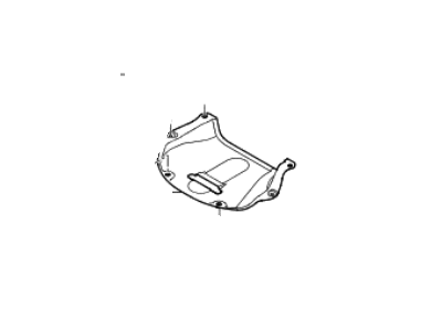 Kia 84191D3000 Cover-Engine Under,Rear