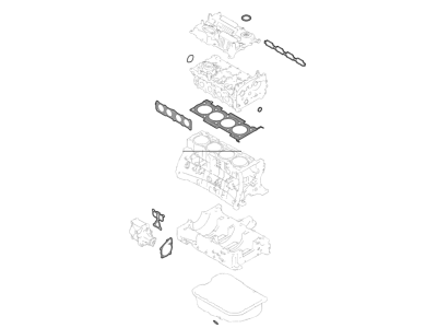 Kia 209102GA02 Gasket Kit-Engine OVEAUL
