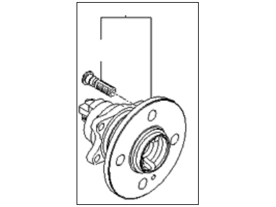 Kia Rio Wheel Bearing - 527501G000