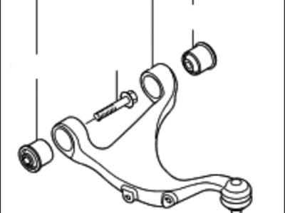 Kia 552302J101 Upper Arm Complete-Rear Suspension