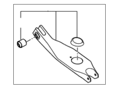 2010 Kia Borrego Control Arm - 552102B100