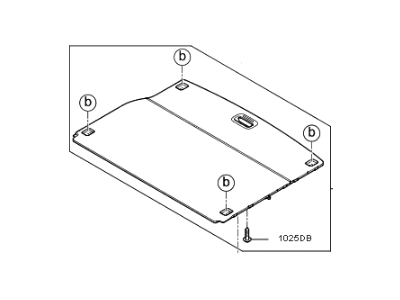 Kia 85715G5100WK Board Assembly-Luggage Covering