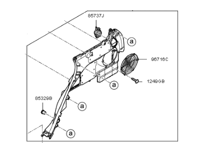 Kia 85730G5600WK Trim Assembly-Luggage Side