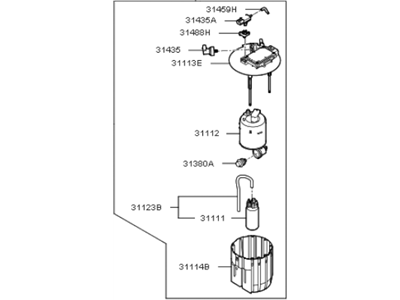 Kia 31120G2600 Fuel Pump Assembly