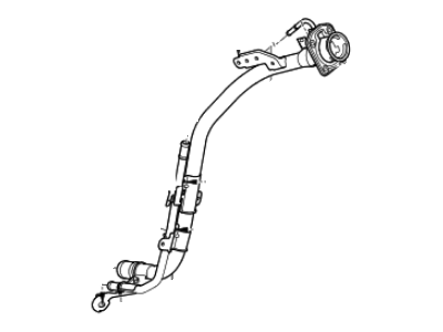 Kia 31040G5501 Filler Neck & Hose A