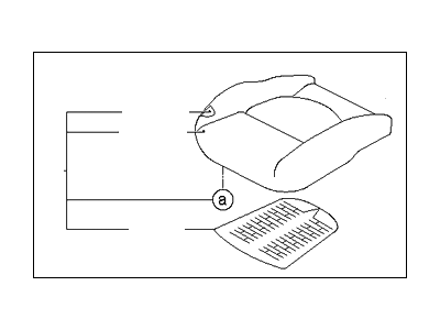 Kia 882001M001DCT Cushion Assembly(W/O Track