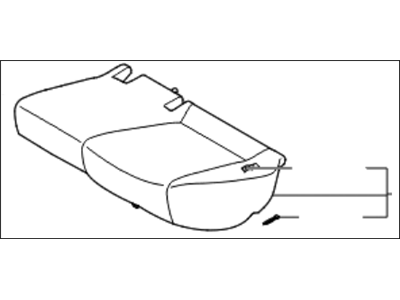 Kia 891001G170AGJ Cushion Assembly-Rear Seat