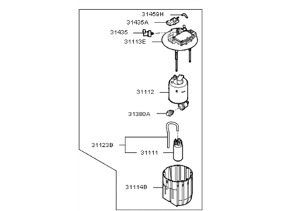 Kia 31120G2000 Fuel Pump Assembly