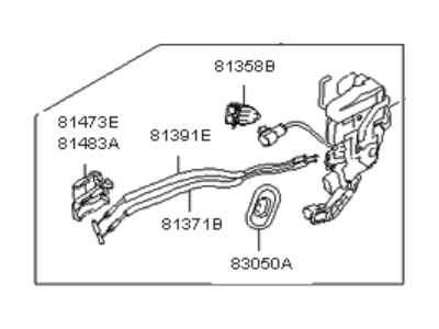 2015 Kia Optima Door Lock Actuator - 813202T521