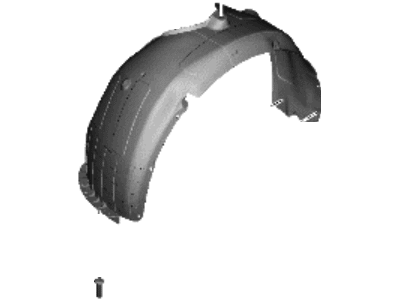 Kia 86811P1000 GUARD ASSY-FRONT WHE