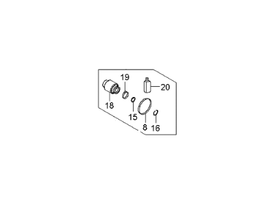 Kia 495862K620 Damper Kit-Front Axle Dynamic