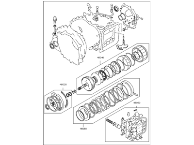 Kia 450103AD00 Seal Kit-Automatic TRANSAXLE OVERHAU