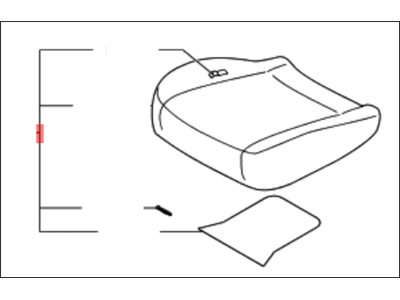 Kia 882001G300381 Cushion Assembly-Front Seat