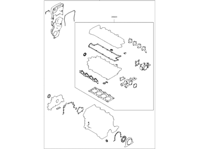 2010 Kia Soul Cylinder Head Gasket - 2091023H00