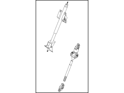 2002 Kia Sportage Steering Column - 0K08A3210XH