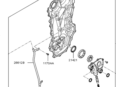 Kia Niro Timing Cover - 2135003HA0