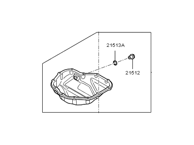 Kia 2151003HA0 Pan Assembly-Engine Oil