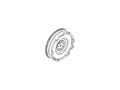 Kia Forte Flywheel Ring Gear - 232122E400