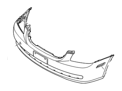 Kia 865112G011 Front Bumper Cover