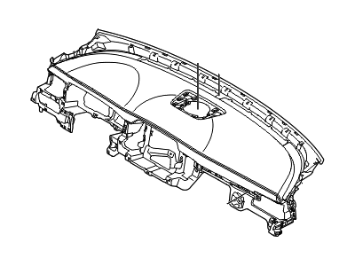 Kia 84710C6101WK Crash Pad Assembly-Main