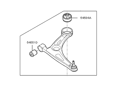 Kia Niro EV Control Arm - 54501G2100