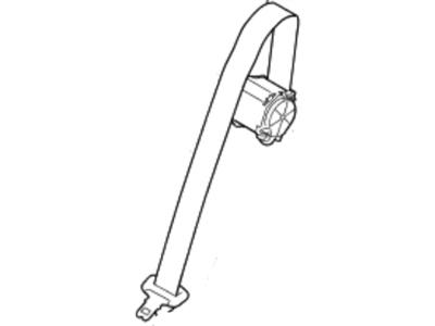 Kia 898501M5508O Rear Seat Belt Assembly Center