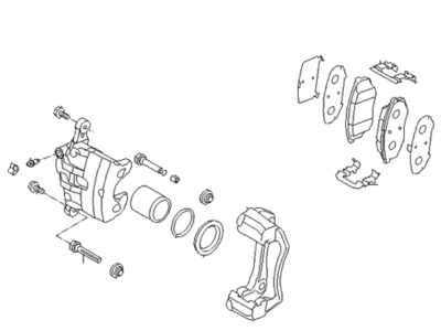 2015 Kia Sportage Brake Caliper - 581102S550