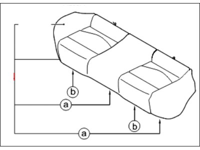 Kia 891001M010AF1 Cushion Assembly-Rear Seat