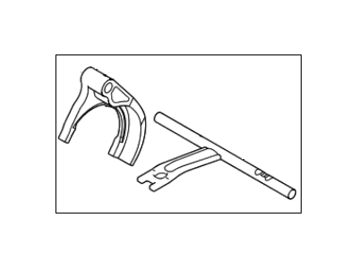 Kia 4381032210 Rail Sub Assembly-Shift