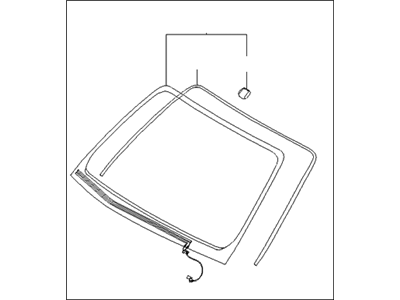 2011 Kia Rondo Windshield - 861101D300