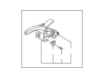 Kia 597101M500WK Lever Assembly-Parking Brake