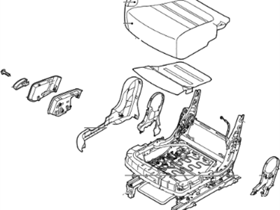 Kia 89200C6140CC8 Cushion Assembly-2ND Seat