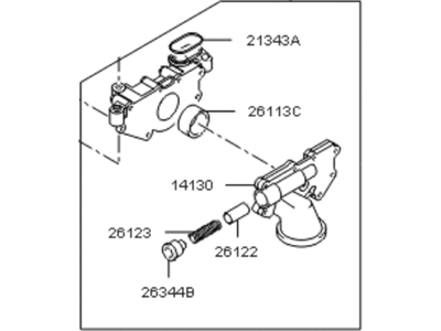 Kia Oil Pump - 213103C200