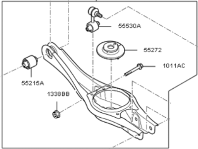 2017 Kia Niro Control Arm - 55220G2100