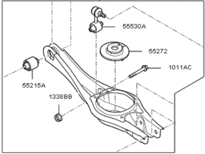 2019 Kia Niro EV Control Arm - 55210G2500