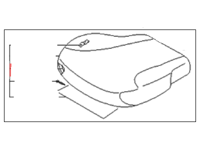 Kia 881001F0121BK Cushion Assembly-Front Seat