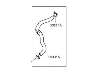 Kia 254151D100 Hose-Radiator Lower