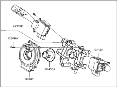 Kia 934102F190