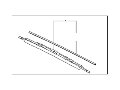 Kia 983502K000 Driver Windshield Wiper Blade Assembly