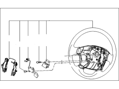 Kia 561101F290WK Steering Wheel Assembly