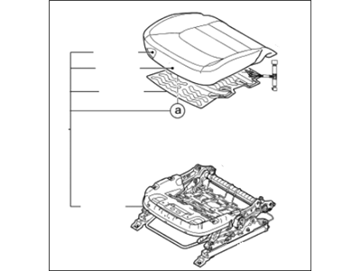 Kia 881011W560BGQ Cushion Assembly-Front Seat