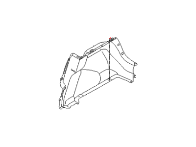 Kia 857401M400VA Trim Assembly-Luggage Side