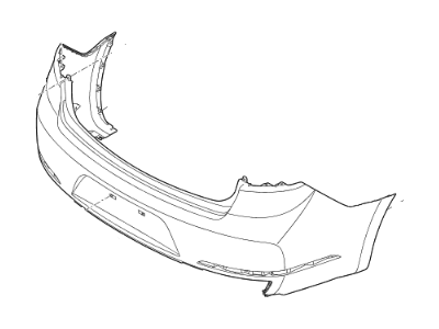 Kia 86611F6060 Rear Bumper Cover