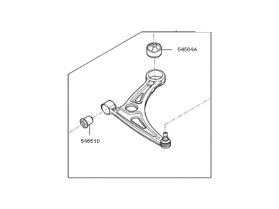 2018 Kia Cadenza Control Arm - 54500F6000