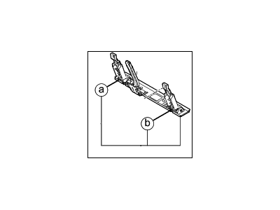 Kia 89570A9010BQ Leg Assembly-3RD,LH