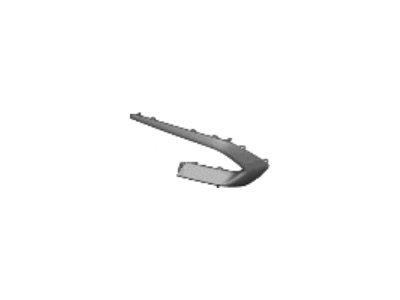 Kia 86697P1100 PIECE-RR BUMPER SIDE