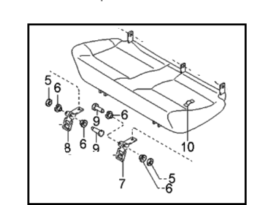 Kia 0K08A57310D702